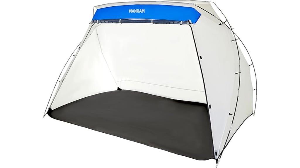 portable paint tent with floor