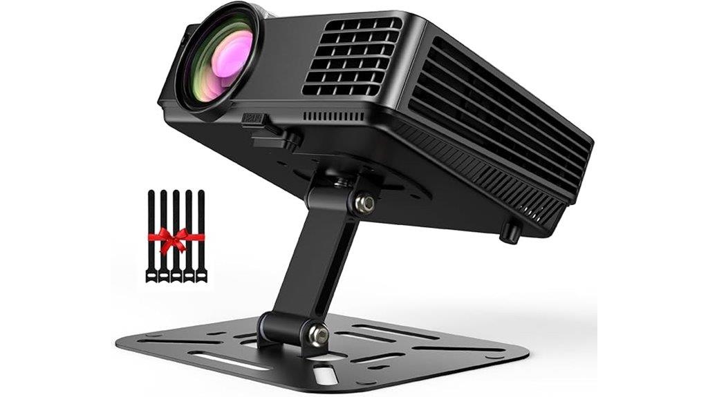 portable tilt adjustable projector stand