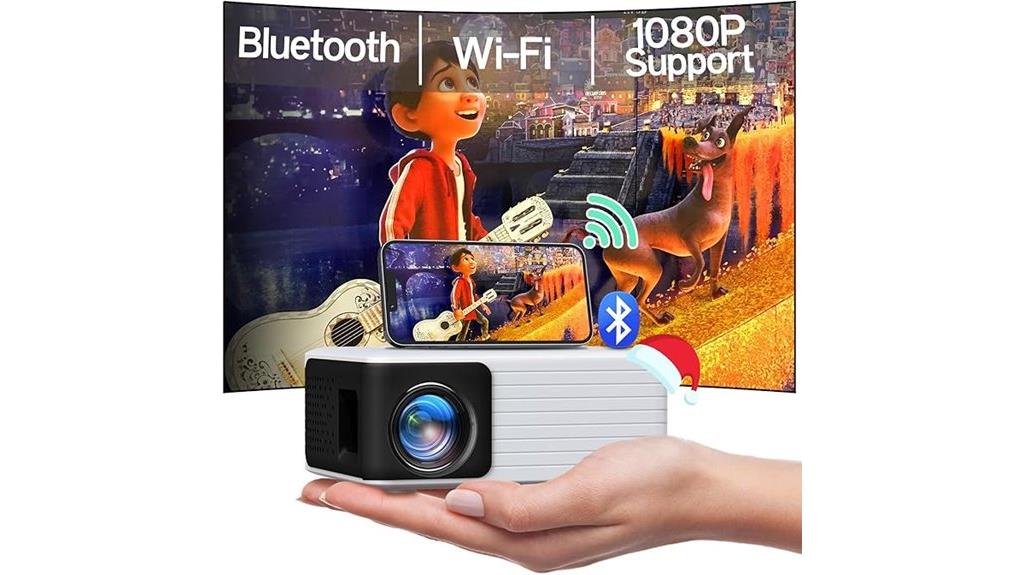 portable wireless bluetooth projector
