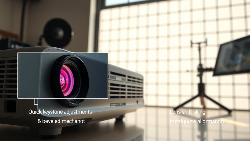 precise flexible projection alignment