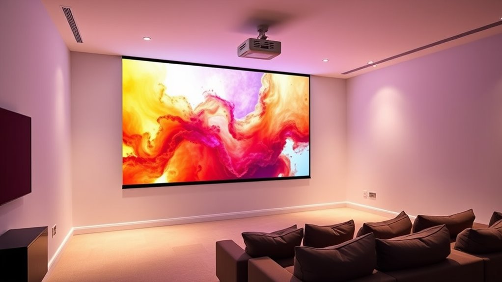 projection brightness compatibility setup