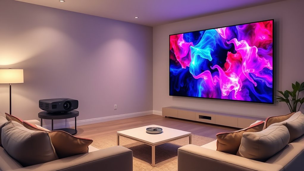 projection distance and image quality