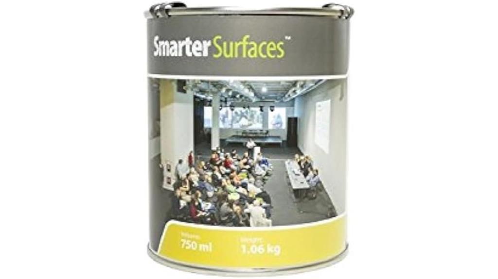 projection screen paint coverage