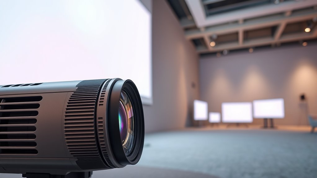 projection size and placement