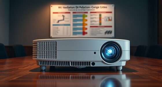 projector heat ventilation compliance