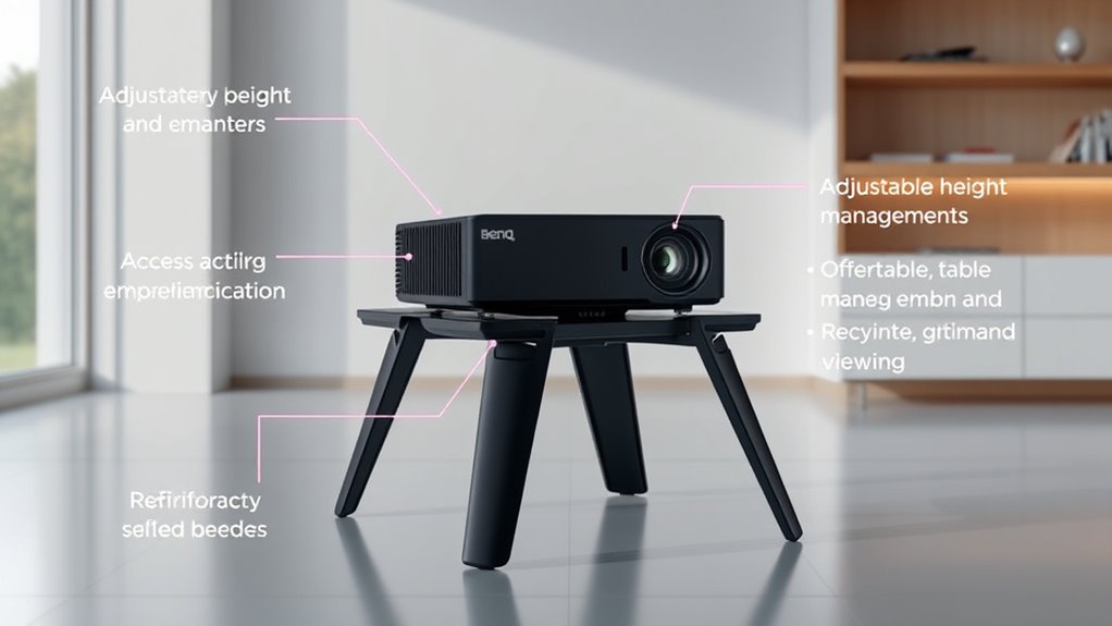 projector stand selection criteria