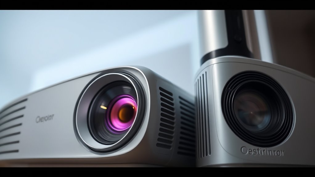 projector throw distance comparison