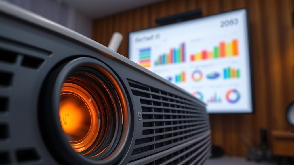 projector ventilation heat management