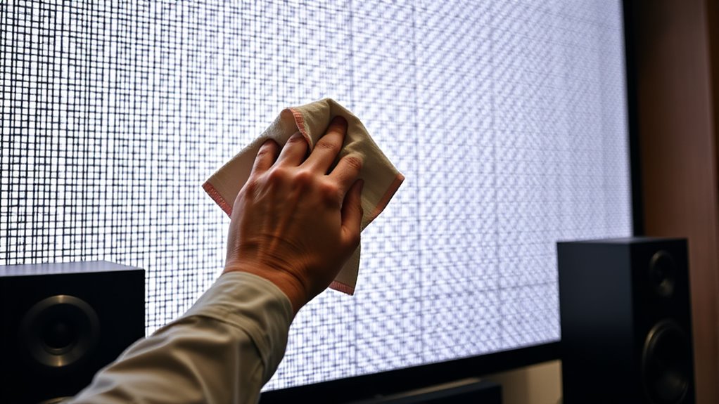 proper acoustic screen maintenance