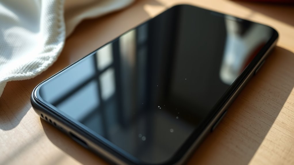 proper screen cleaning and maintenance