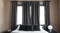 properly paint with blackout curtains