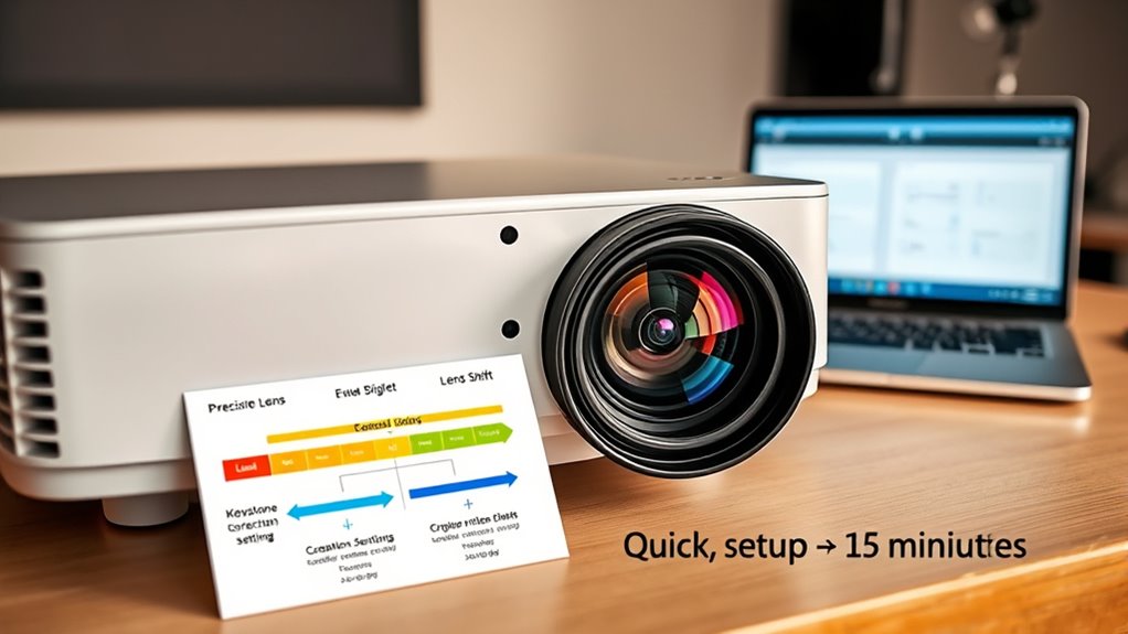 quick image setup adjustments