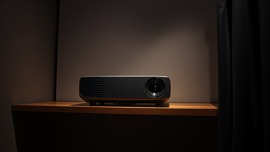 quiet bright portable projector