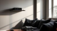 quiet projector shelf options