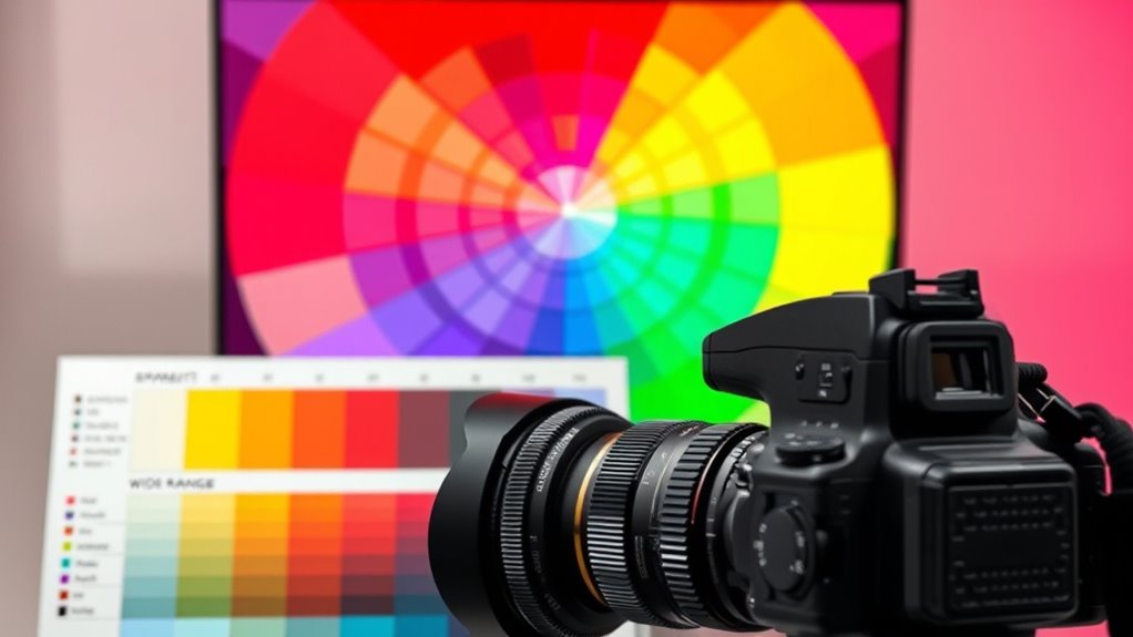 range of vivid colors