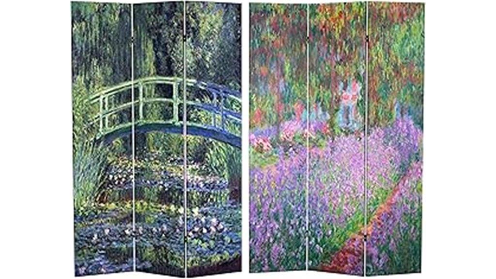 red water lily divider