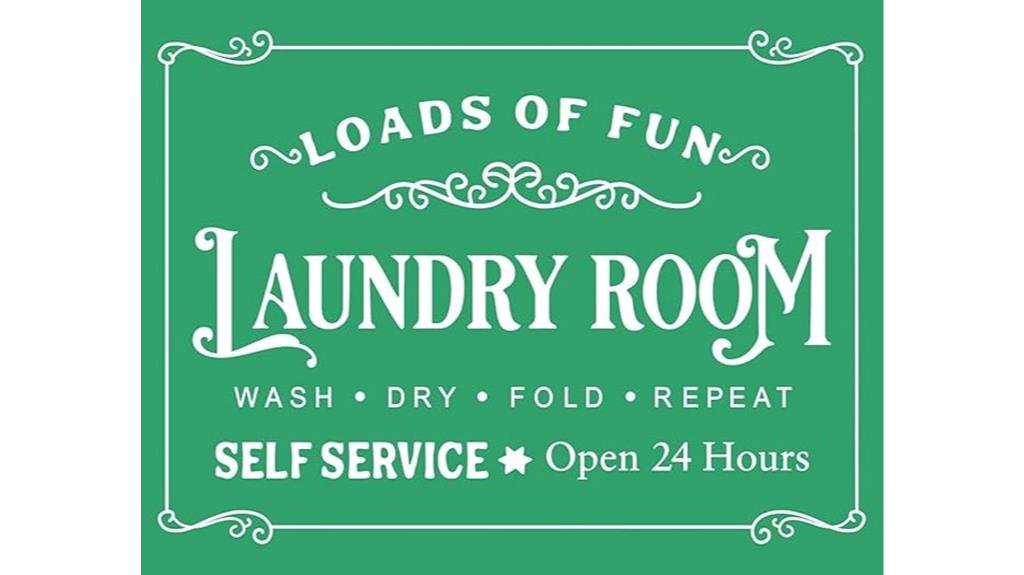 reusable laundry room stencils