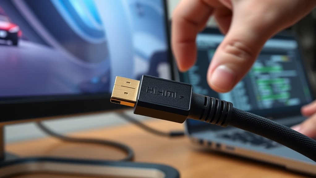 screen flickering indicates handshake failure