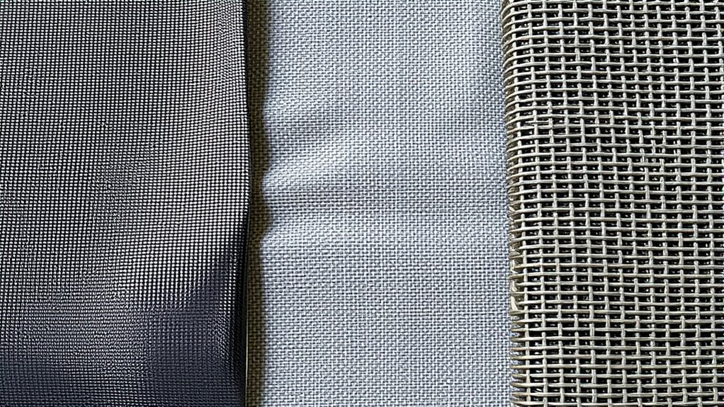 screen material durability and care