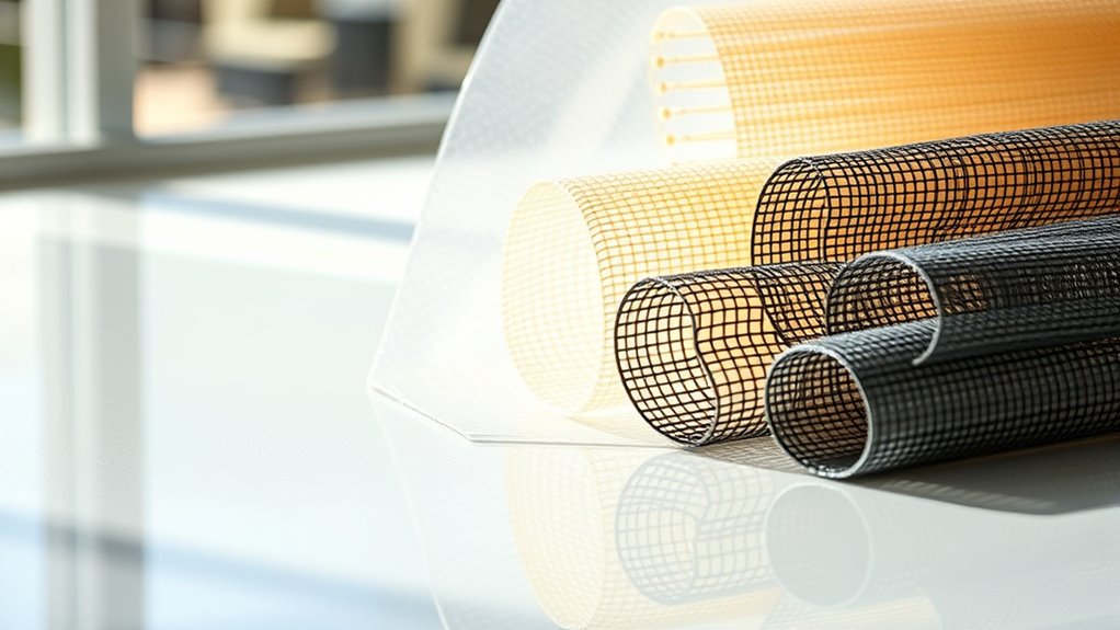 screen material types and features