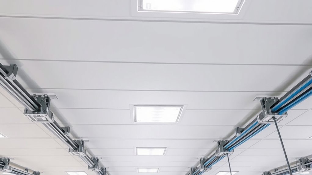 secure durable ceiling wiring