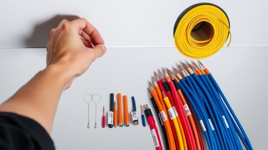 select appropriate cable materials