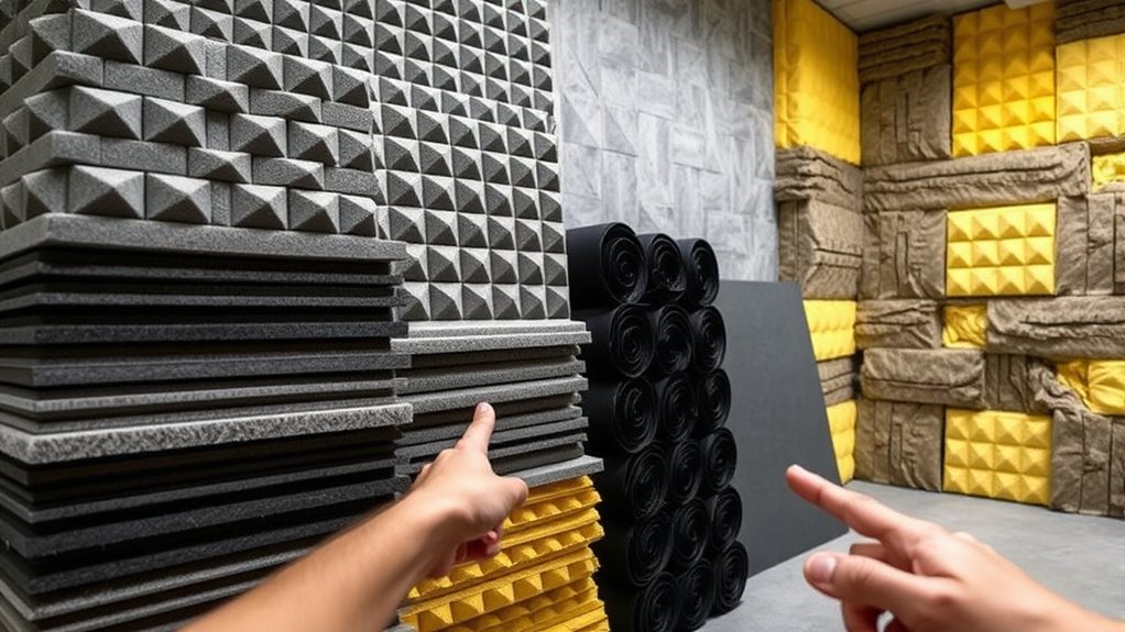 selecting soundproofing materials effectively