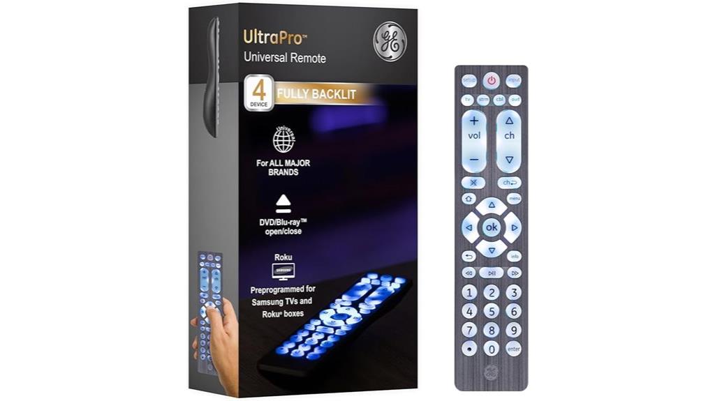 senior friendly 4 device remote