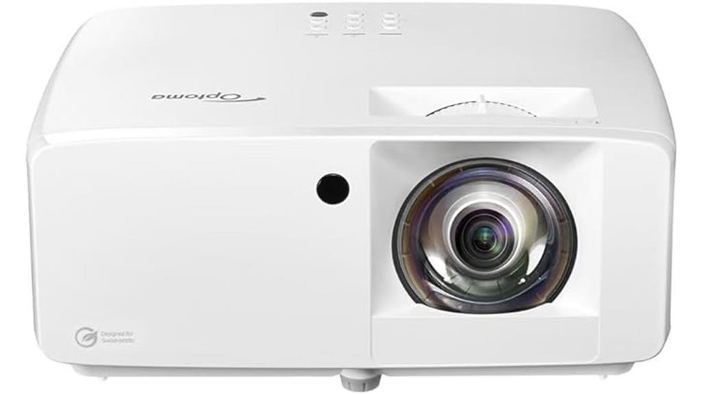 short throw laser projector