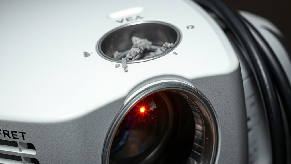 signs of projector overheating