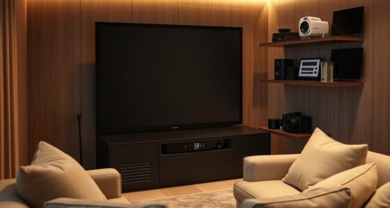 silent projector cabinet options