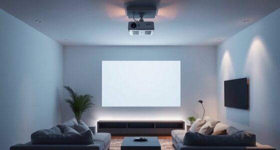silent short throw projectors