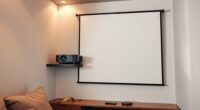 small room projector setup