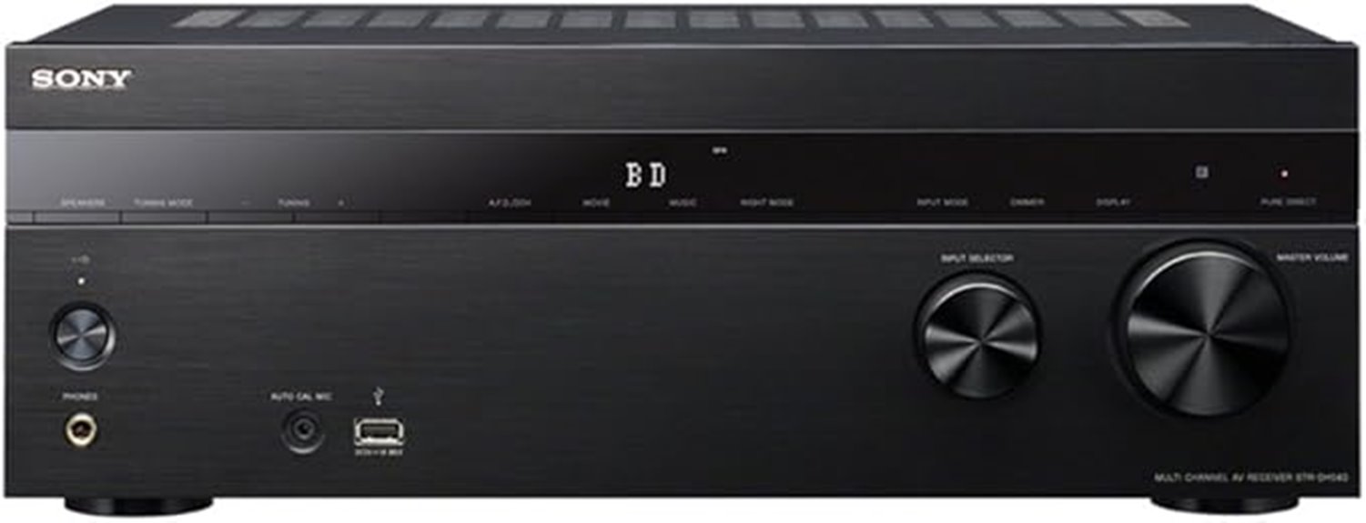 sony 5 2 channel av receiver