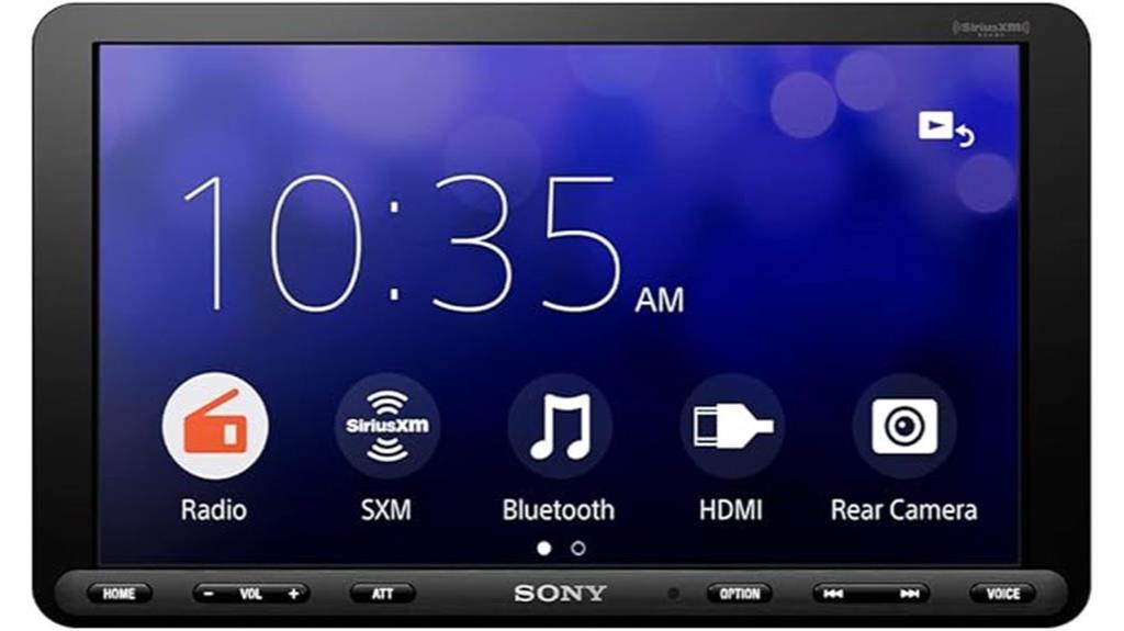 sony 9 inch car receiver