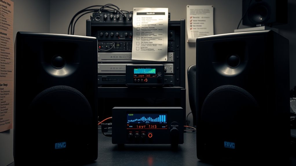 speaker placement compliance checklist