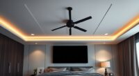 stylish bedroom ceiling mounts