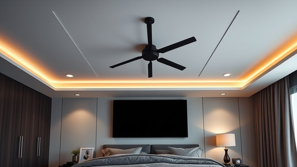 stylish bedroom ceiling mounts