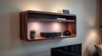 stylish living room storage