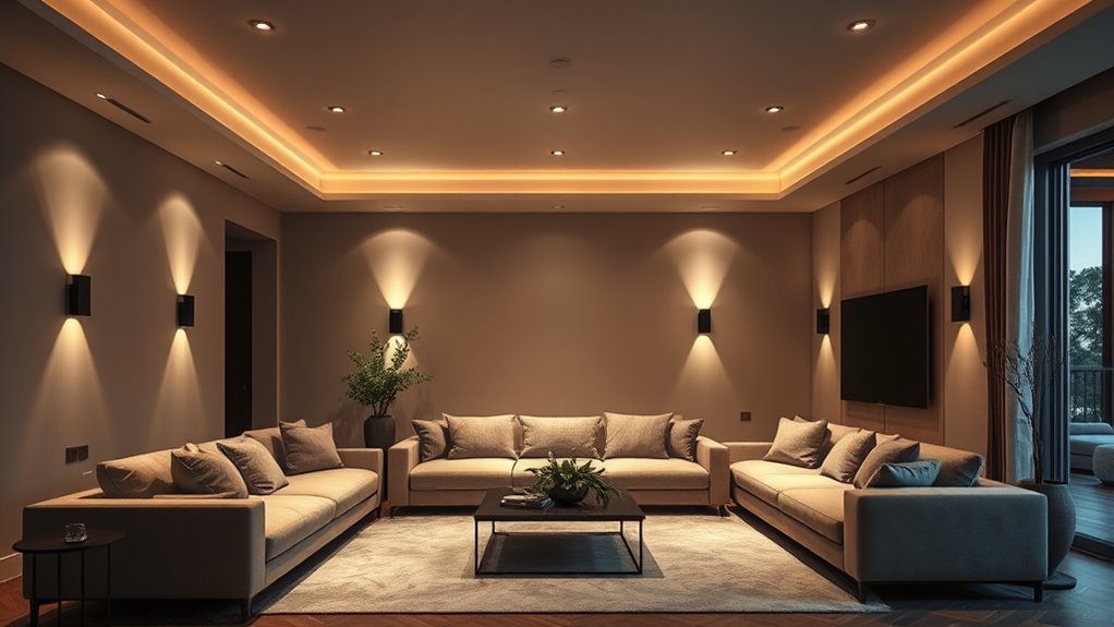 tailor lighting to rooms