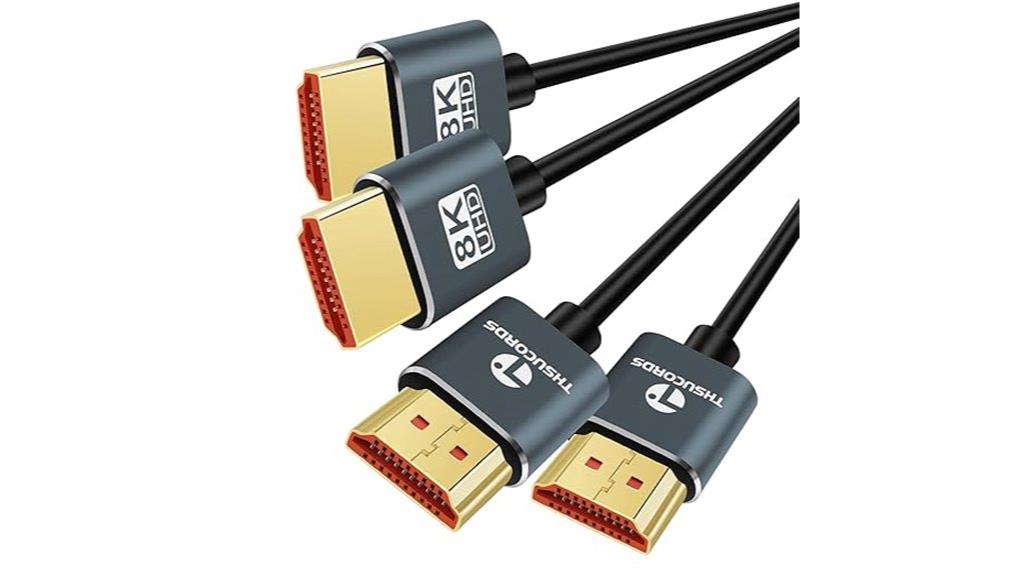 thin 8k hdmi cables