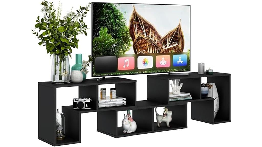 three piece tv stand set