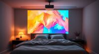 top long throw bedroom projectors