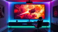 top long throw gaming projectors