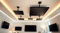 top low lag ceiling mounts