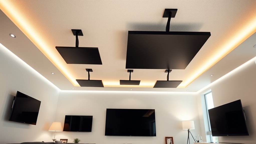 top low lag ceiling mounts