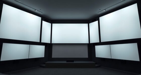 top low lag projector screens