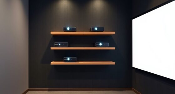 top low lag projector shelves