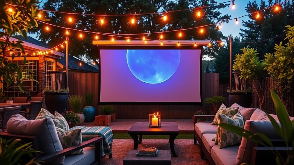 top outdoor movie screen options