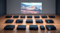top portable long throw projectors
